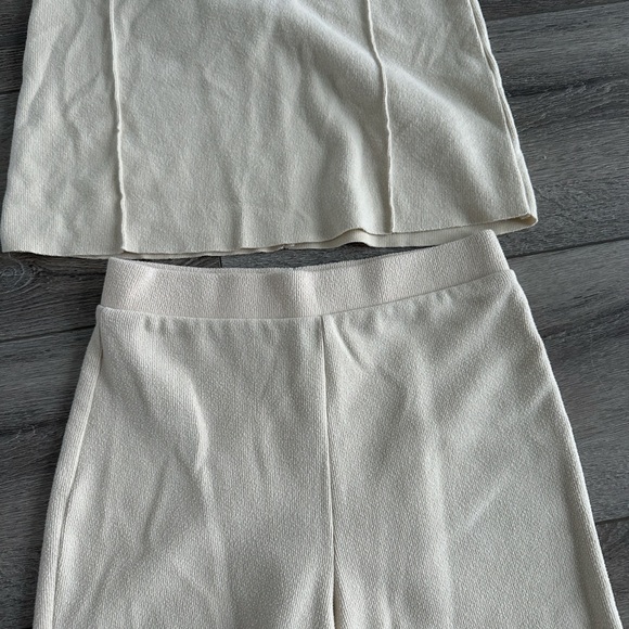Zara Ecru Lounge Set - Size Small - Picture 8 of 9